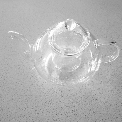 Borosilicate Glass Tea Pot with Glass Strainer